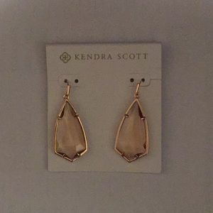Carla Drop Earring Champagne Rose